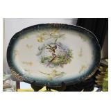 An Austrian Ceramic Bird Platter