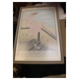 Kathrine Parker Framed Serigraph