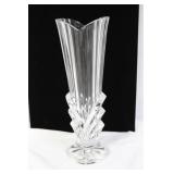 A Heart Shaped Pressed Glass Vase