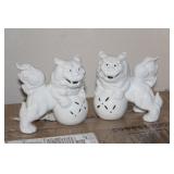 Pair of Japanese Foo Lions