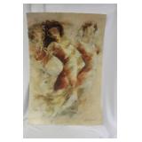 Gary Benfield 'Golden Mask' on Paper