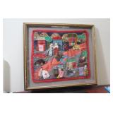 A Handmade Folkart Crazy Quilt