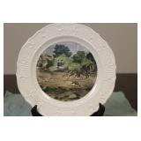 A Currier and Ives Plate