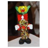 Murano or Murano Style Clown Figurine