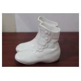 A Ceramic Twin Shoes Planter?