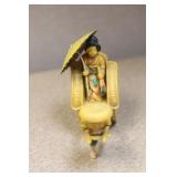 Japanese Celluloid Lady on a Rickshaw