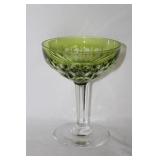 A Green Glass Wire Glass