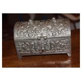 Heavy Pewter Dome Box