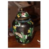 Antique Chinese Cloisonne Ginger Jar