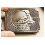 Locomotive Design Belt Buckle