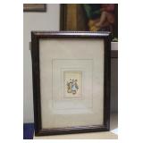 Islamic Pastel Painting on Bone