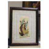 Islamic Pastel Painting on Bone