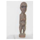 Carved Wood of a Pregnant Woman Figure