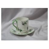 A Rare Miniature Shelley Cup and Saucer