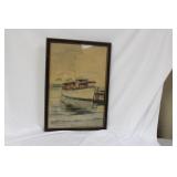 A Signed Watercolour