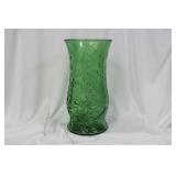 A Cleveland, Ohio Green Glass Vase