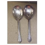 Pair of Rogers Brothers Silver Plate Spoons