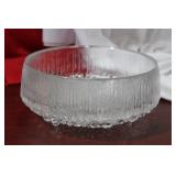 An Unusual Form Crystal Bowl