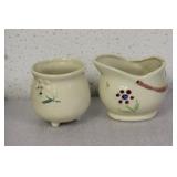 Lot of Two Shawnee Pottery Planter