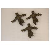 Lot of 3 Small Bronze Chinese Boys