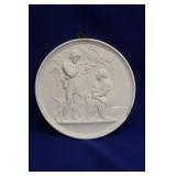 A B&G Royal Copenhagen Bisque Plaque