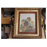 An Antique Oil on Wood Board Painting