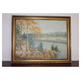 Oil on Board Painting - Signed: Anderson