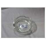 A Glass Advertising Ashtray