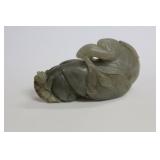 Chinese Carved Jade Swan