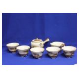 A Small Vintage Kutani Wine Set