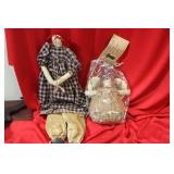 Lot of 2 Cloth Dolls
