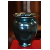 Aurene Art Glass Iridescent Vase