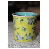 Early 20th C Chinese Yellow Cup