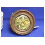 Old Round Wooden Frame