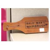 Cedar bald mans hairbrush