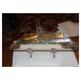 Beautiful 800 Silver Ornate Long Basket