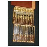 Set of 12 Solingen Horn Knives and Forks