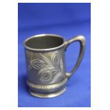 Wilcox Silverplated Etching Cup