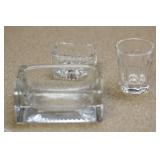 Lot of 3 Glass Articles