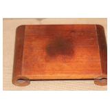 Vintage Chinese Scroll  Form Wooden Stand