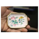 Antique Chinese Enamel Rectangular Dish