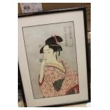 Attribute to Kitagawa Utamaro Woodblock Print