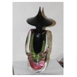 Mid Century Modern Murano Asian Figure