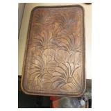 Vintage Carved Wood Tray