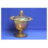 Carnival Glass Compote