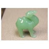 Chinese Green Glass Camel