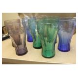 Lot of 8 Coca Cola Glass Tumblers