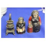 Lot of 3 Cast Iron Articles