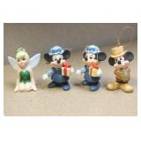 Lot of 4 Disney ornaments