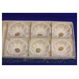 Set of 6 Bohemian Salt Cellers